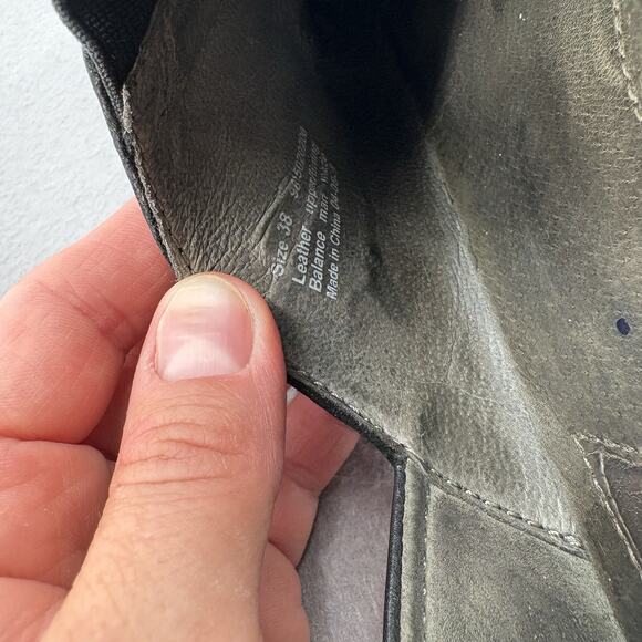 Dansko Solstice Women’s Size 38 US 8 Black Leather Clogs Nurse Work Shoes - Picture 8 of 11